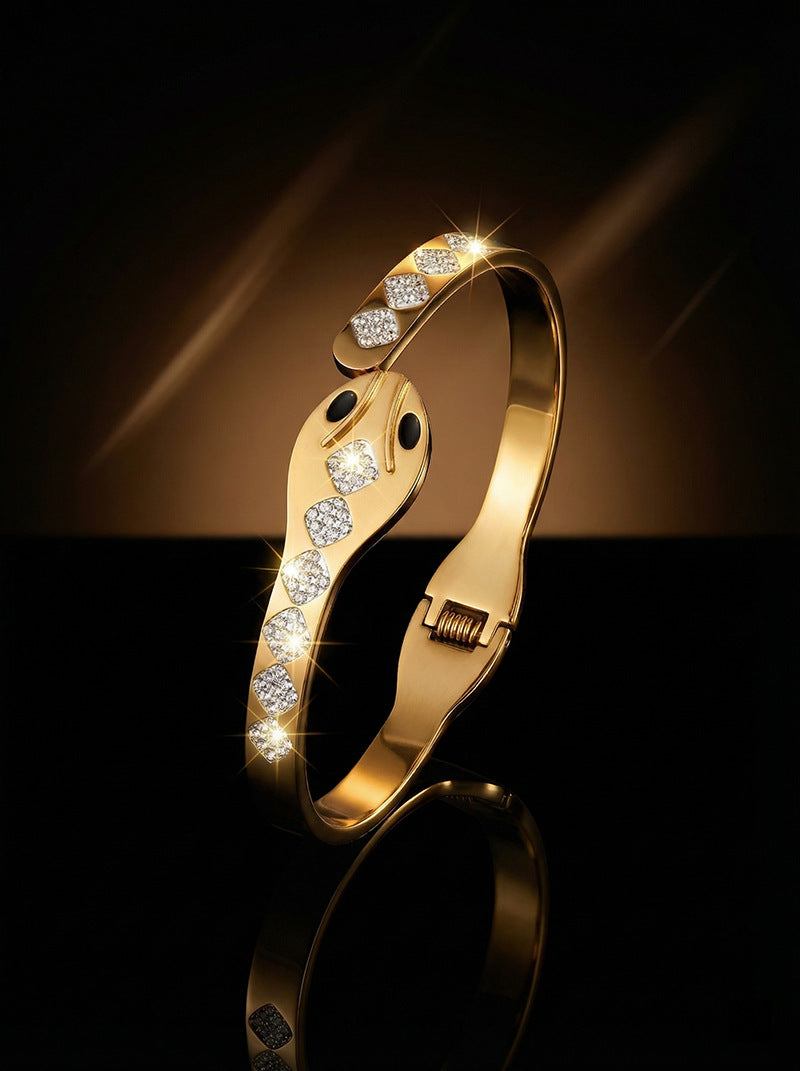 SUPÊR VÃLUE CHOICE HCSEX00027 Square-scale Snake Bracelet