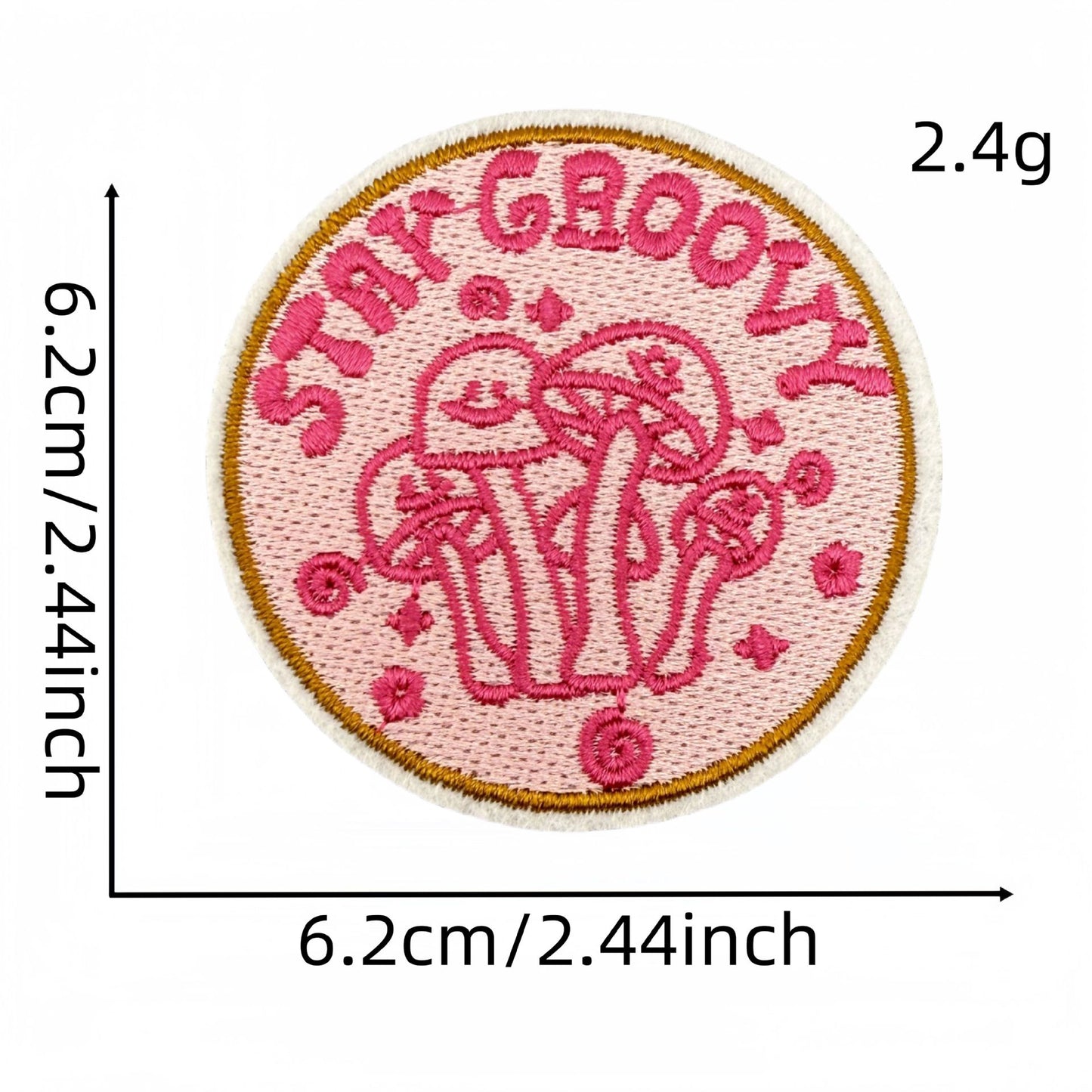 SUPERVALUECHOICE HCSEYSB000019 20Pcs Positive Quote Embroidered Iron On Patches Inspirational Slogan Clothing Decor Appliques