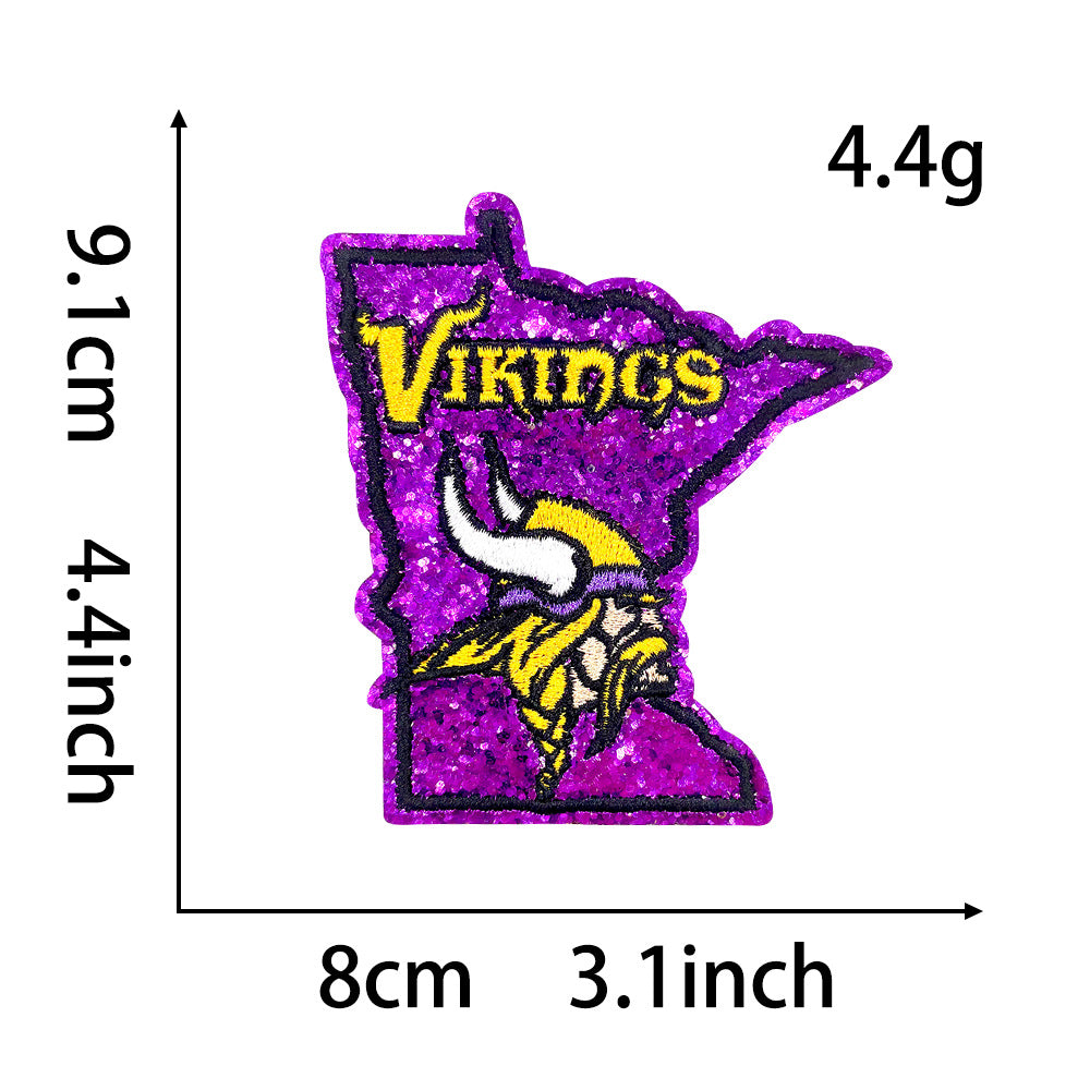 SUPERVALUECHOICE HCSEYB00023 Football Team Embroidered Fabric Patch