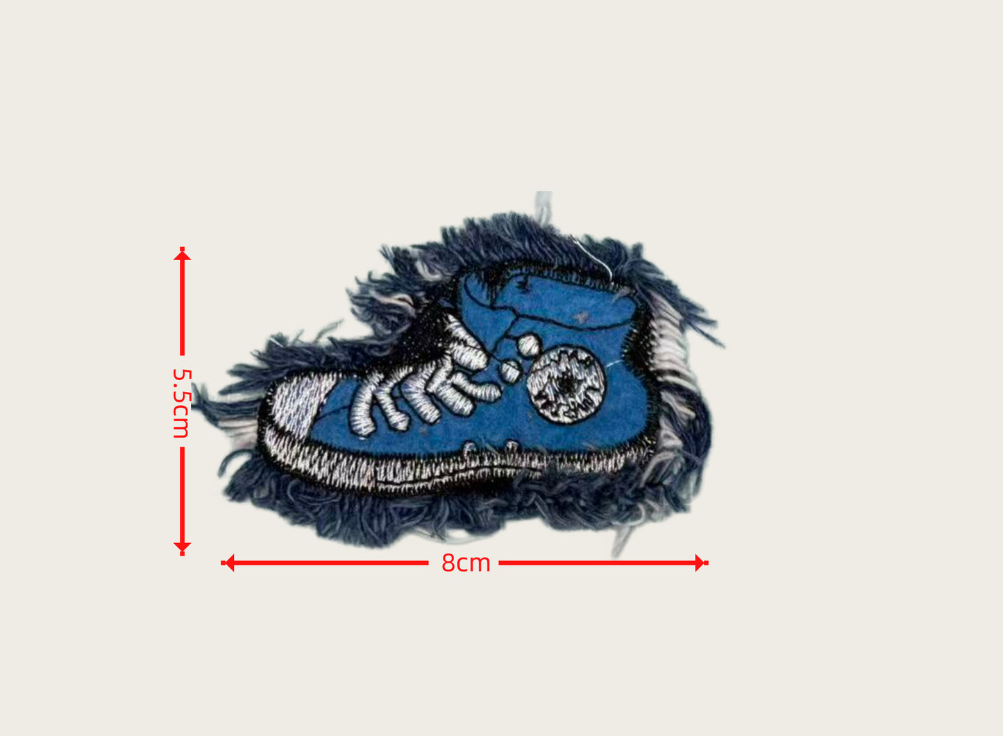 SUPERVALUECHOICE HCSEYE00011 Denim Shoes embroidery clothing fabric patches