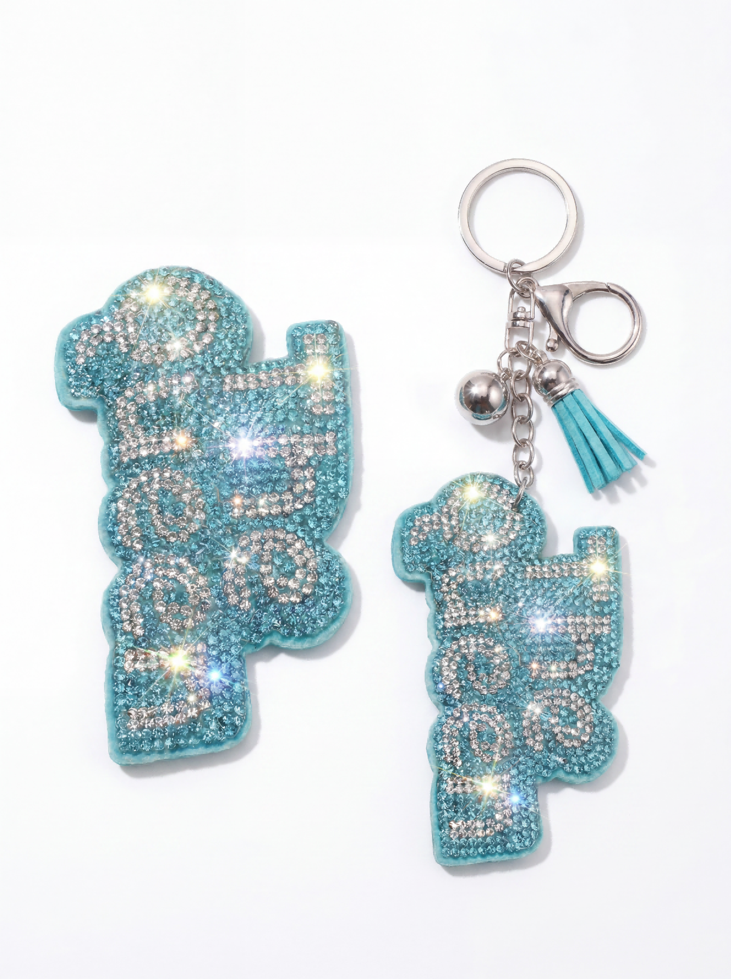 SUPERVALUECHOICE HCSESA00045 Sparkly Rhinestone The Queen Keychain&Brooch