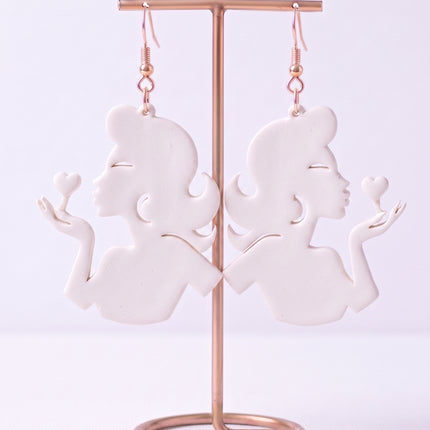 SUPERVALUECHOICE HCSEUB00018 DIY Paint Your Own Resin Earring Kit, 1 Pair with Gold Hooks