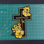 Black With yellow / 3 PCS SAME COLOR FOR SET