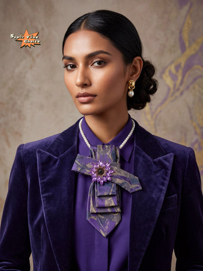 SUPERVALUECHOICE HCSEZA00022 Purple Vintage Tie