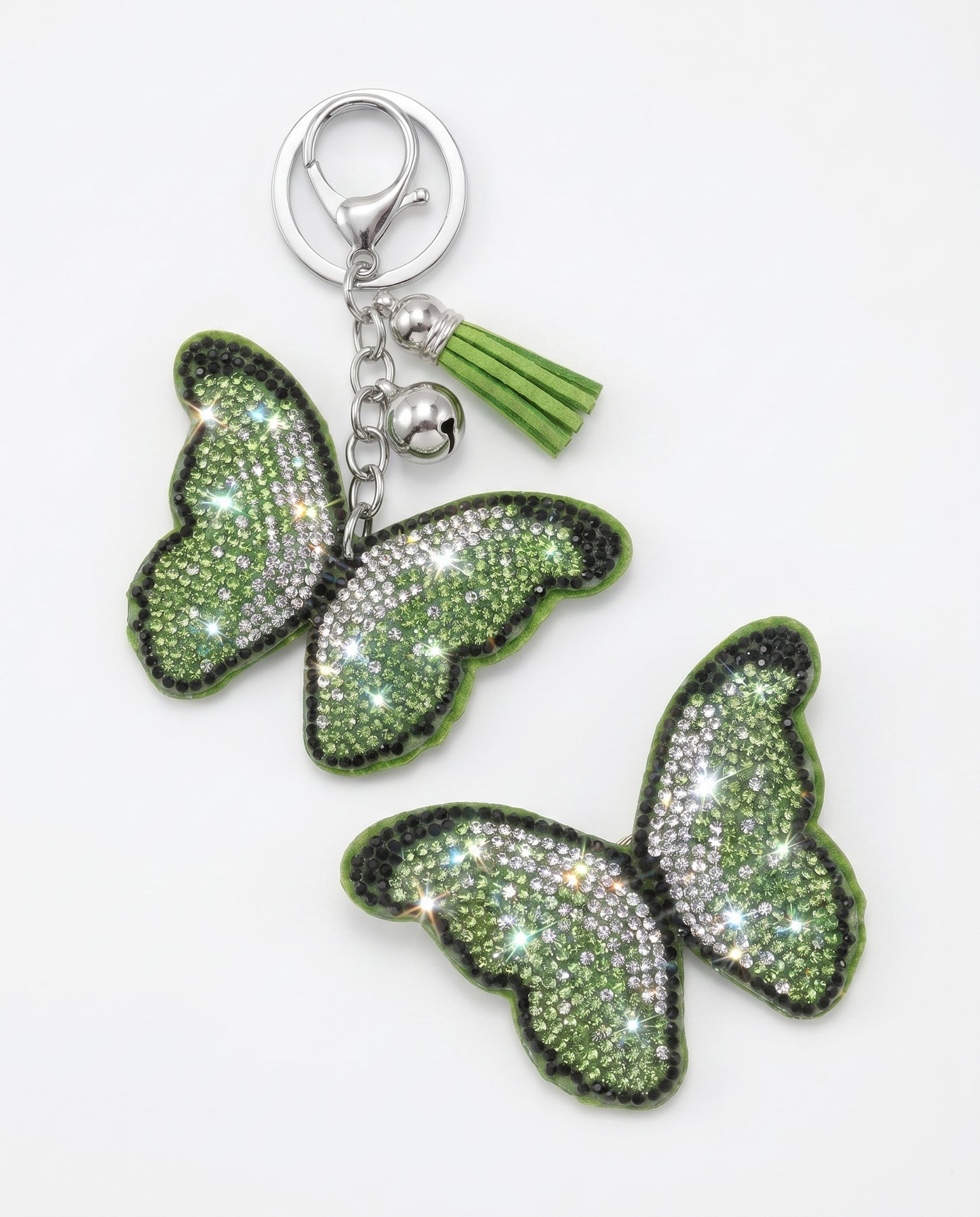 SUPERVALUECHOICE HCSESA00047 Bling Butterfly Brooch Pin & Keyring