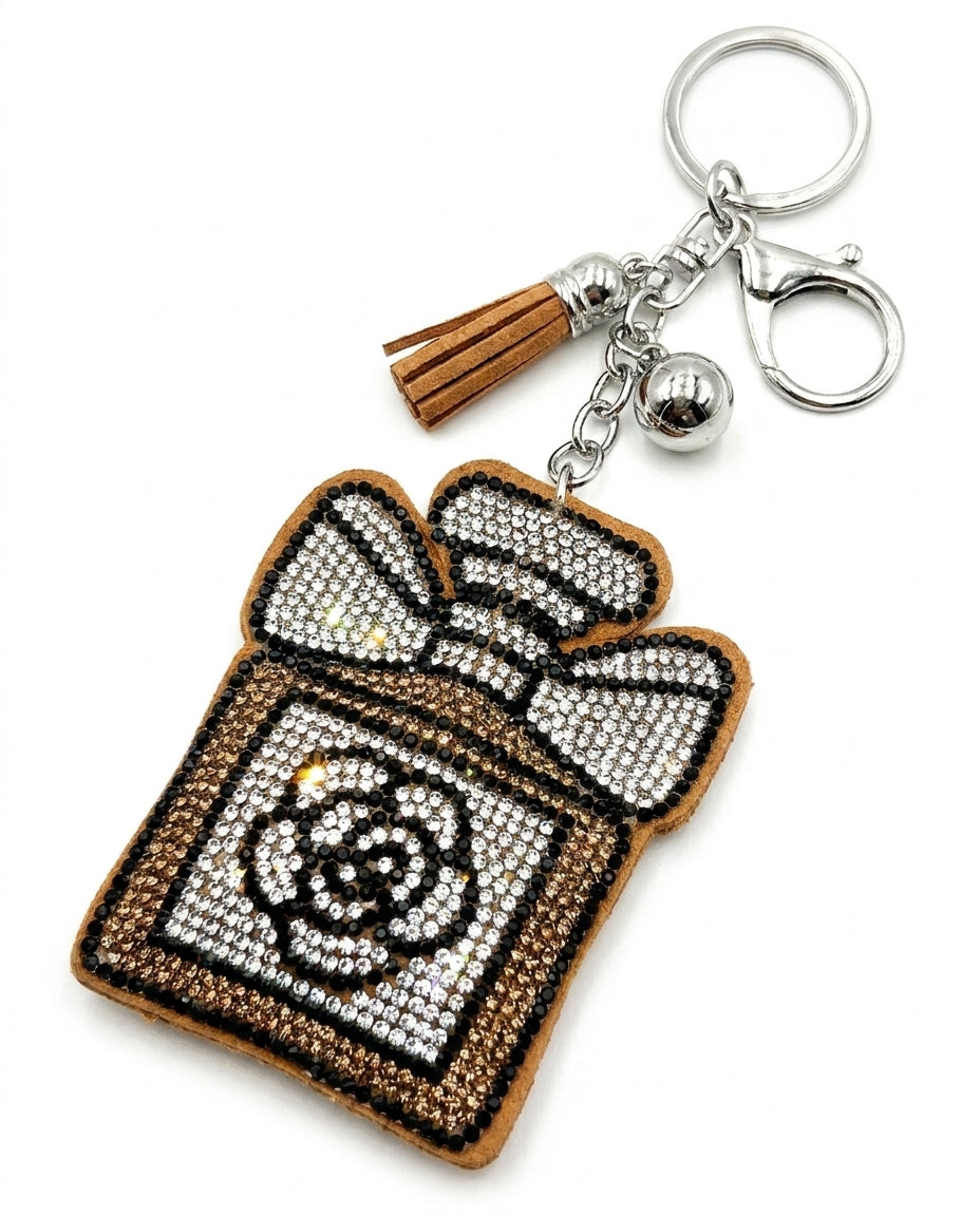 SUPERVALUECHOICE HCSESA00089 Fashion Perfume Bottle Keychain & Brooch
