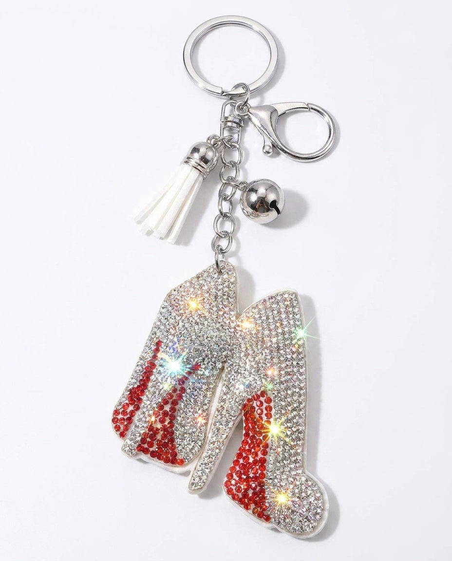 SUPERVALUECHOICE HCSESA00077 Fashion High Heel Rhinestone Keychain&Brooch