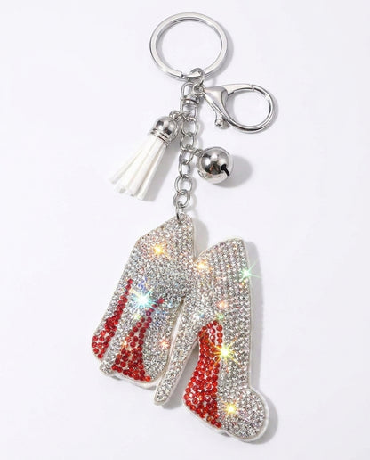 SUPERVALUECHOICE HCSESA00077 Fashion High Heel Rhinestone Keychain&Brooch