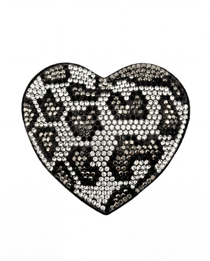 SUPERVALUECHOICE HCSESA00029 Crystal Heart Keychain and Brooch