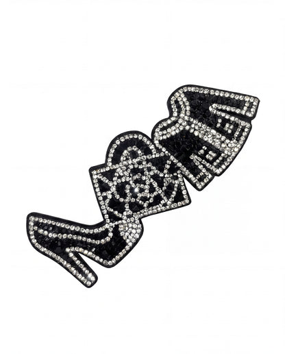 SUPERVALUECHOICE HCSESA00037 Crystal High Heel Keychain and Brooch Multifunctional Bag Charm