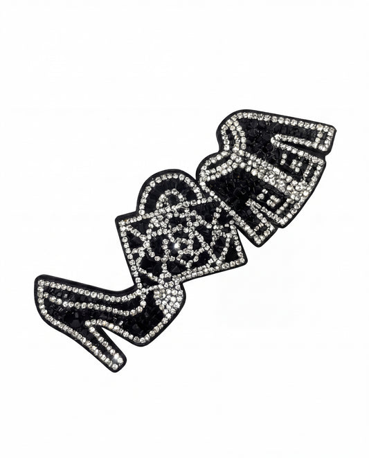 SUPERVALUECHOICE HCSESA00037 Crystal High Heel Keychain and Brooch Multifunctional Bag Charm