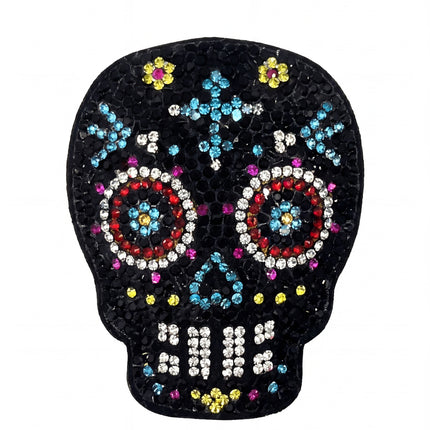 SUPERVALUECHOICE HCSESA00036 Bling Colorful Skull Brooch Brooch & Keyring