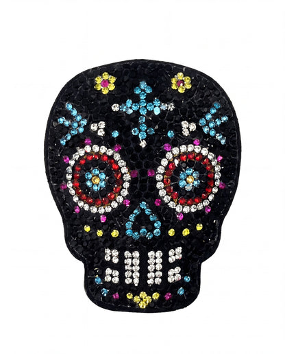 SUPERVALUECHOICE HCSESA00036 Bling Colorful Skull Brooch Brooch & Keyring