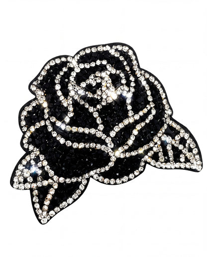 SUPERVALUECHOICE HCSESA00038 Sparkly Rhinestone Rose Keychain & Brooch