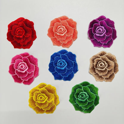 SUPERVALUECHOICE HCSEYB00075 Floral Embroidered Fabric Patches 2.95'' X 3.14''