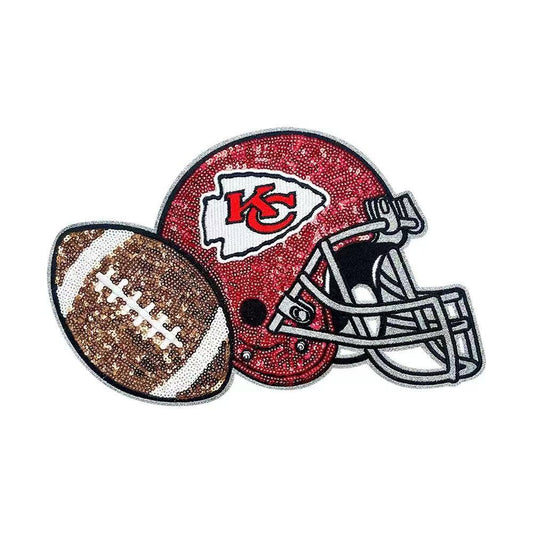 SUPERVALUECHOICE HCSEYC00001 Football Sequin Patches