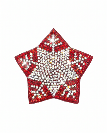 SUPERVALUECHOICE HCSESA00043 Crystal Christmas Series Keychain & Brooch
