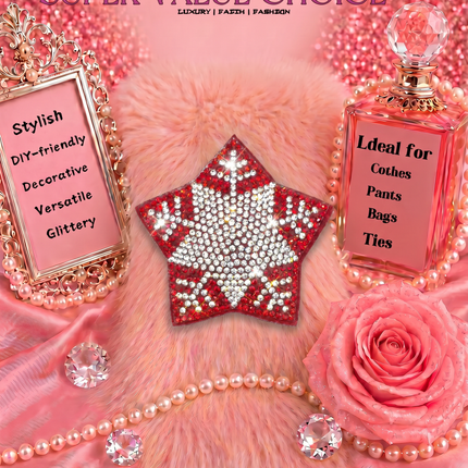 SUPERVALUECHOICE HCSESA00043 Crystal Christmas Series Keychain & Brooch