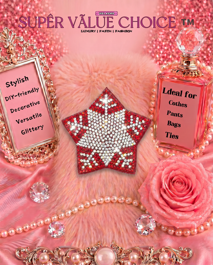 SUPERVALUECHOICE HCSESA00043 Crystal Christmas Series Keychain & Brooch