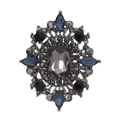 SUPERVALUECHOICE HCSESC00007 DIY Crafts Rhinestone Alloy Brooch Accessories Crystal Brooch Sparkling Crystal