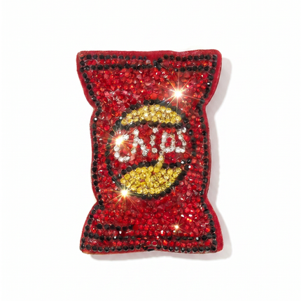 SUPERVALUECHOICE HCSESA00040 Crystal potato chip keychain & brooch