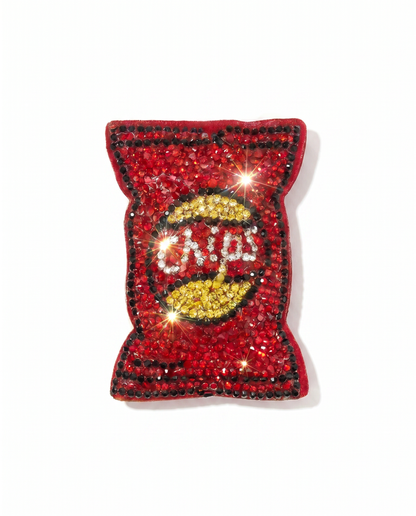 SUPERVALUECHOICE HCSESA00040 Crystal potato chip keychain & brooch