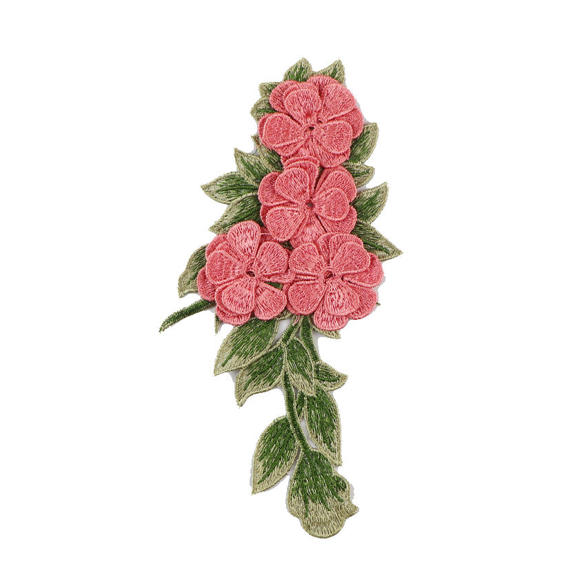 SUPERVALUECHOICE HCSEYB00069 Floral Embroidered Fabric Patches 3.93'' X 7.87''