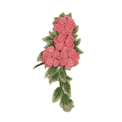 SUPERVALUECHOICE HCSEYB00069 Floral Embroidered Fabric Patches 3.93'' X 7.87''