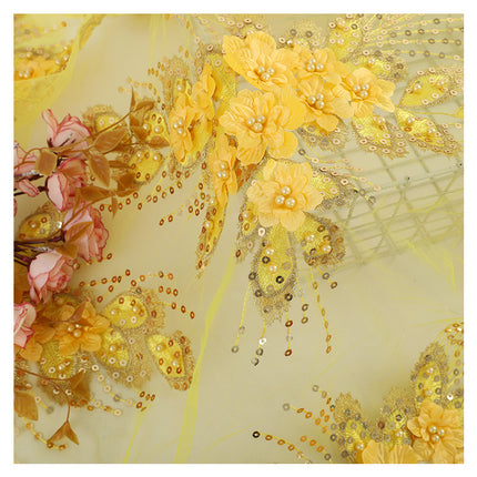 SUPERVALUECHOICE HCSEYB00125 Floral Embroidered Fabric Patches W:11.81''