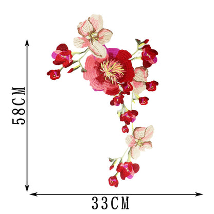 SUPERVALUECHOICE HCSEYB00037 Embroidered Water-Soluble Lace Fabric Patch