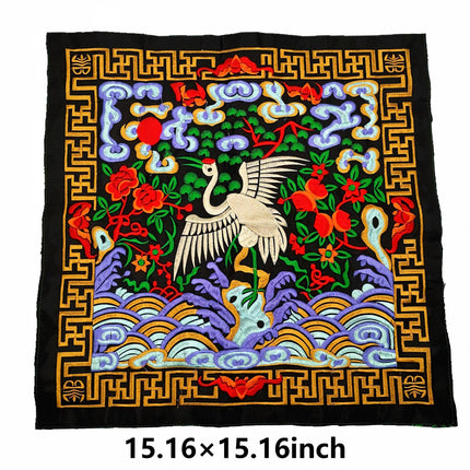 SUPERVALUECHOICE HCSEYB00119 Floral Embroidered Fabric Patches