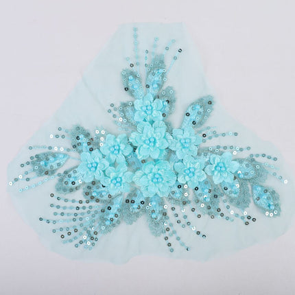 SUPERVALUECHOICE HCSEYB00125 Floral Embroidered Fabric Patches W:11.81''