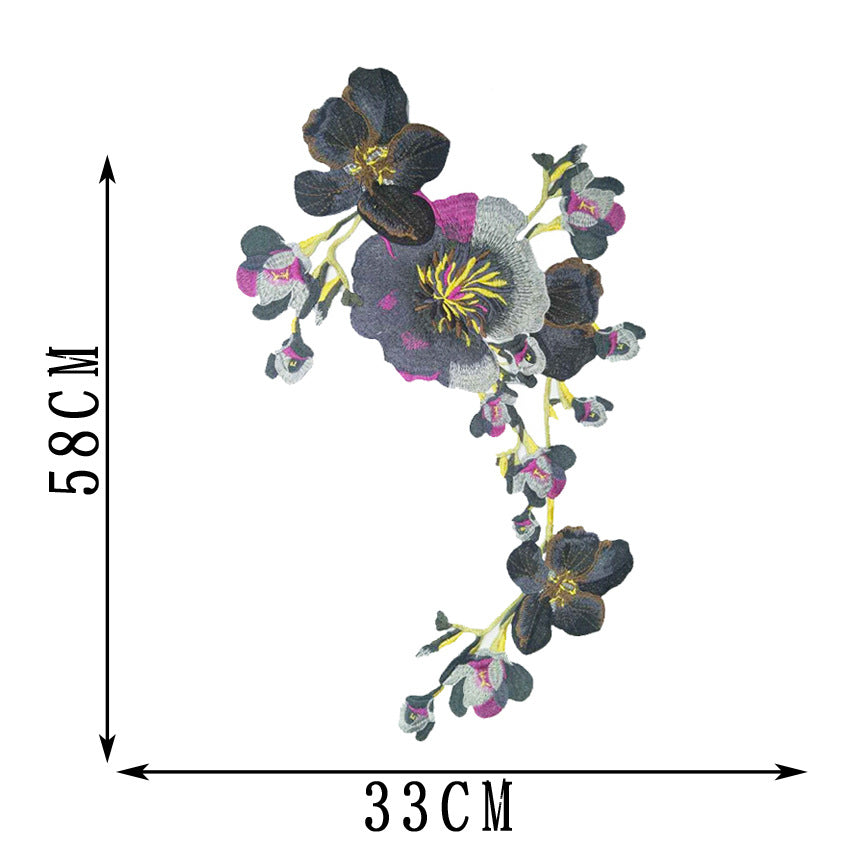 SUPERVALUECHOICE HCSEYB00037 Embroidered Water-Soluble Lace Fabric Patch