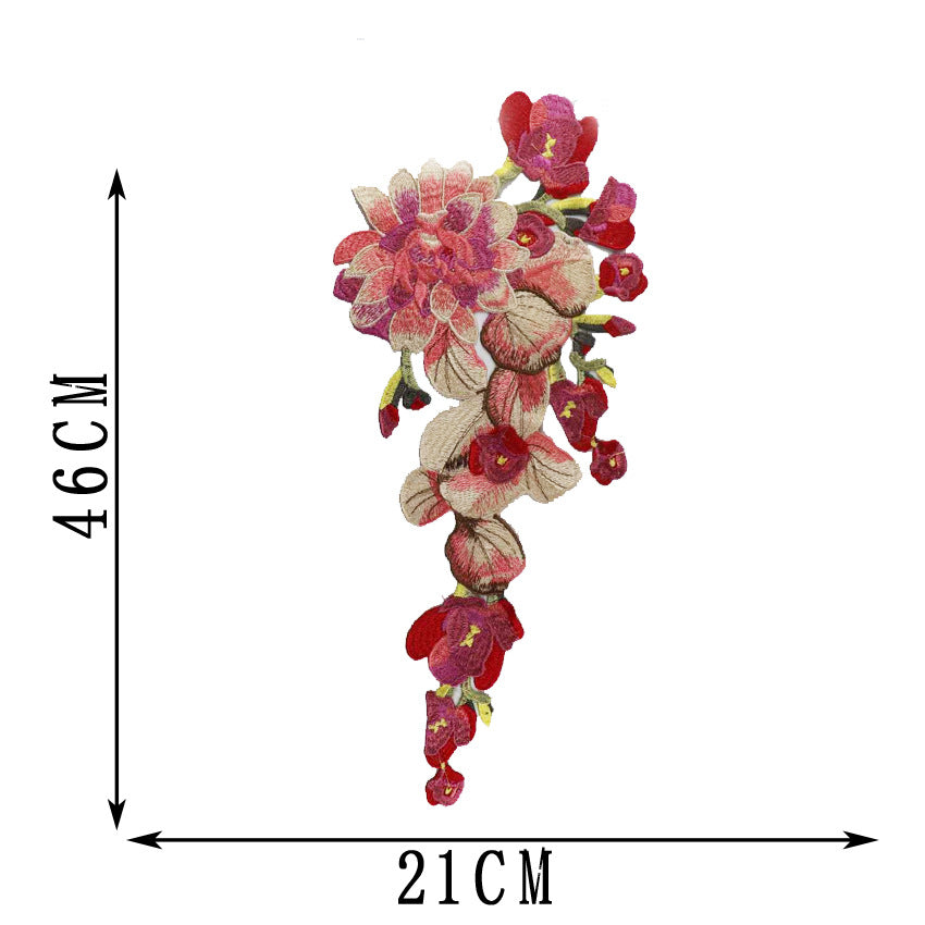 SUPERVALUECHOICE HCSEYB00037 Embroidered Water-Soluble Lace Fabric Patch