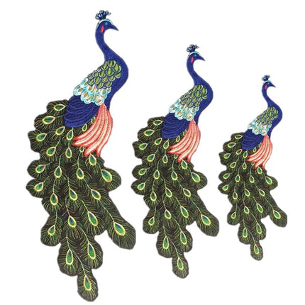 SUPERVALUECHOICE HCSEYB00126 Peacock Embroidery Patches