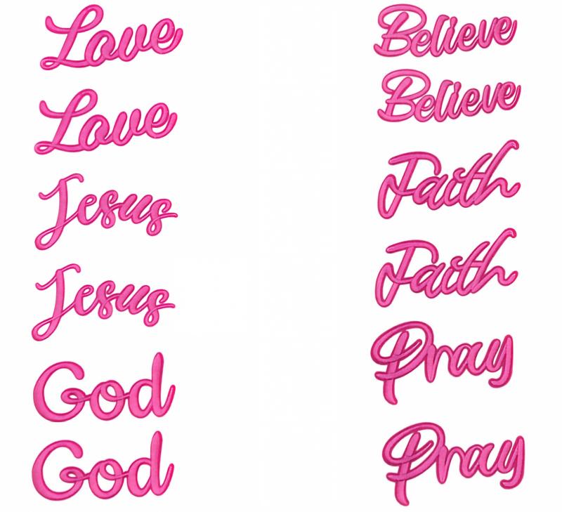 SUPERVALUECHOICE HCSEYSB00021  Pink Black Girl Slogan Embroidered Iron On Patches Apparel Craft Decor Appliques