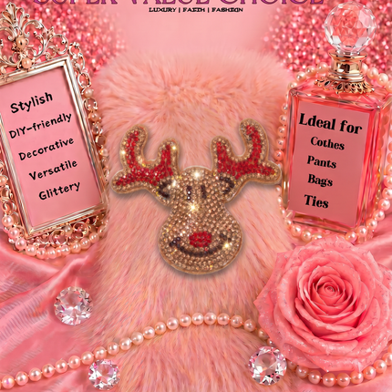 SUPERVALUECHOICE HCSESA00043 Crystal Christmas Series Keychain & Brooch