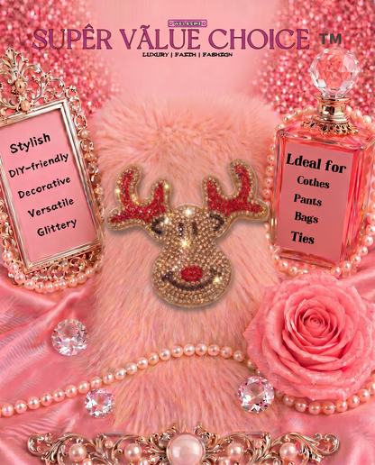 SUPERVALUECHOICE HCSESA00043 Crystal Christmas Series Keychain & Brooch