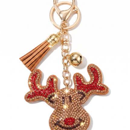 SUPERVALUECHOICE HCSESA00043 Crystal Christmas Series Keychain & Brooch