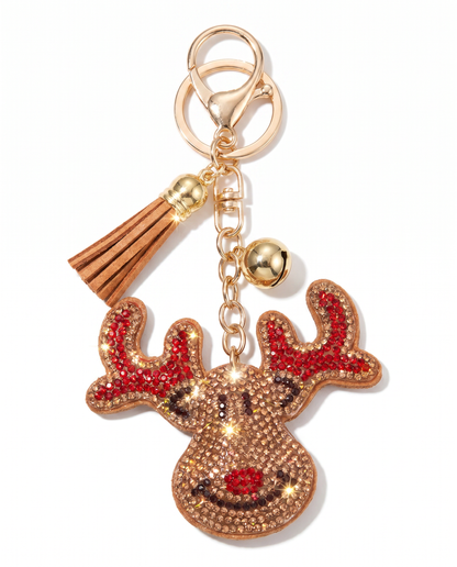 SUPERVALUECHOICE HCSESA00043 Crystal Christmas Series Keychain & Brooch