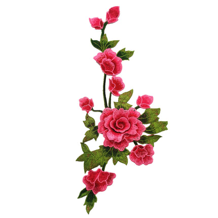 SUPERVALUECHOICE HCSEYB00038 3D Floral Embroidered Fabric Patches