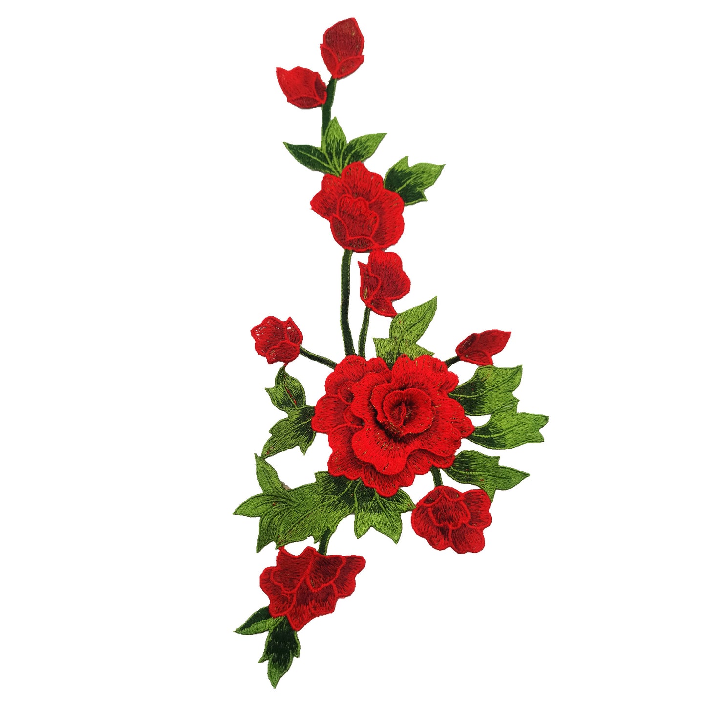 SUPERVALUECHOICE HCSEYB00038 3D Floral Embroidered Fabric Patches