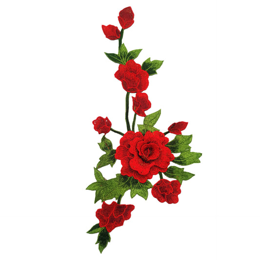 SUPERVALUECHOICE HCSEYB00038 3D Floral Embroidered Fabric Patches