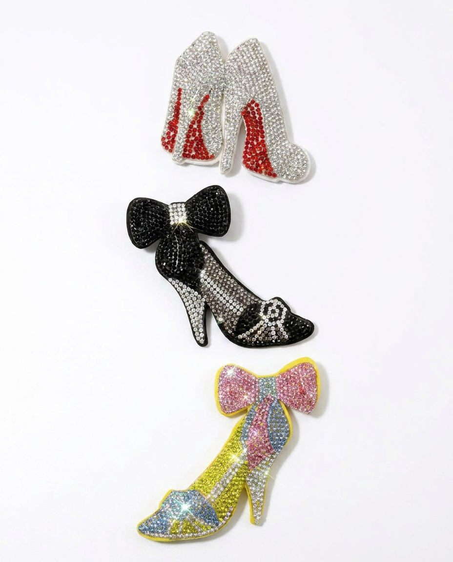 SUPERVALUECHOICE HCSESA00077 Fashion High Heel Rhinestone Keychain&Brooch