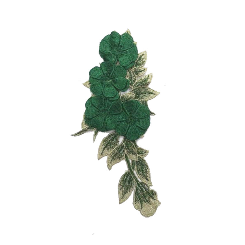 SUPERVALUECHOICE HCSEYB00069 Floral Embroidered Fabric Patches 3.93'' X 7.87''