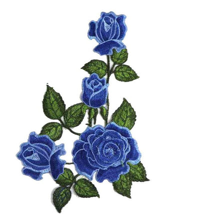 SUPERVALUECHOICE HCSEYB00087 Floral Embroidered Fabric Patches 9.05'' X 12.59''