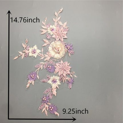 SUPERVALUECHOICE HCSEYB00127 Floral Embroidery Patches