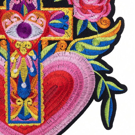 SUPERVALUECHOICE HCSEYB00139 Large Flower clothing patch