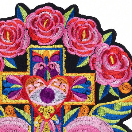 SUPERVALUECHOICE HCSEYB00139 Large Flower clothing patch