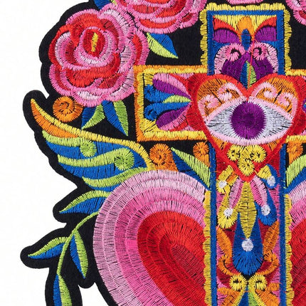 SUPERVALUECHOICE HCSEYB00139 Large Flower clothing patch